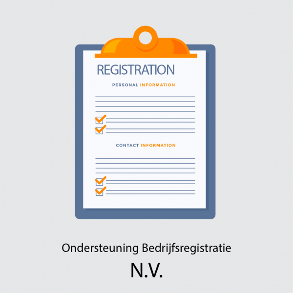 Ondersteuning bedrijfsregistratie – NV – WAN2CONNECT